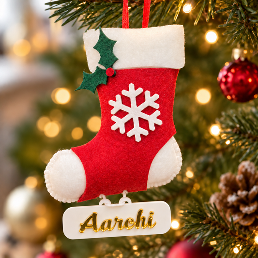 Stocking Felt Ornament