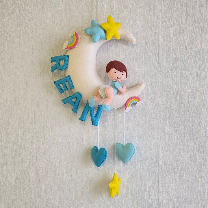Babble Wrap Sweet Moonlight Name Hanging