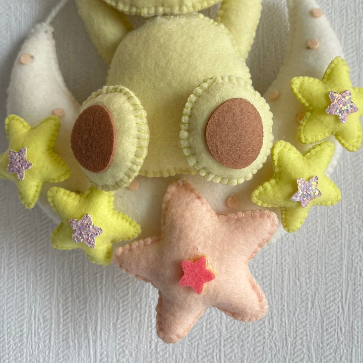Babble Wrap Teddy's Moon Magic Name Hanging