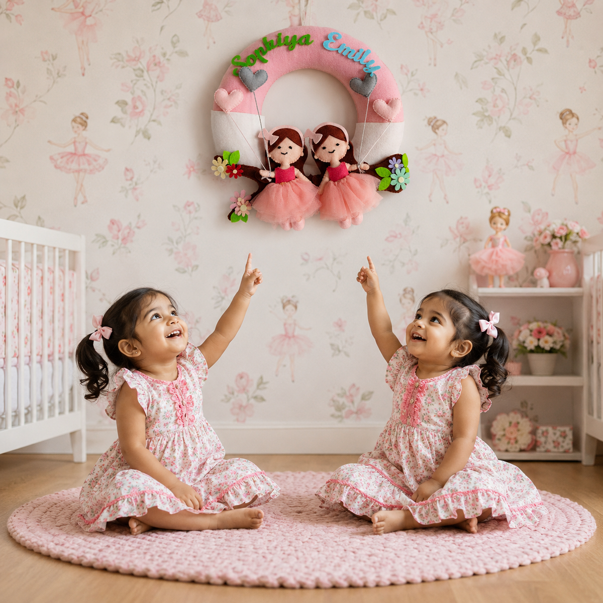 Babble Wrap Together on the Bough Name Hanging