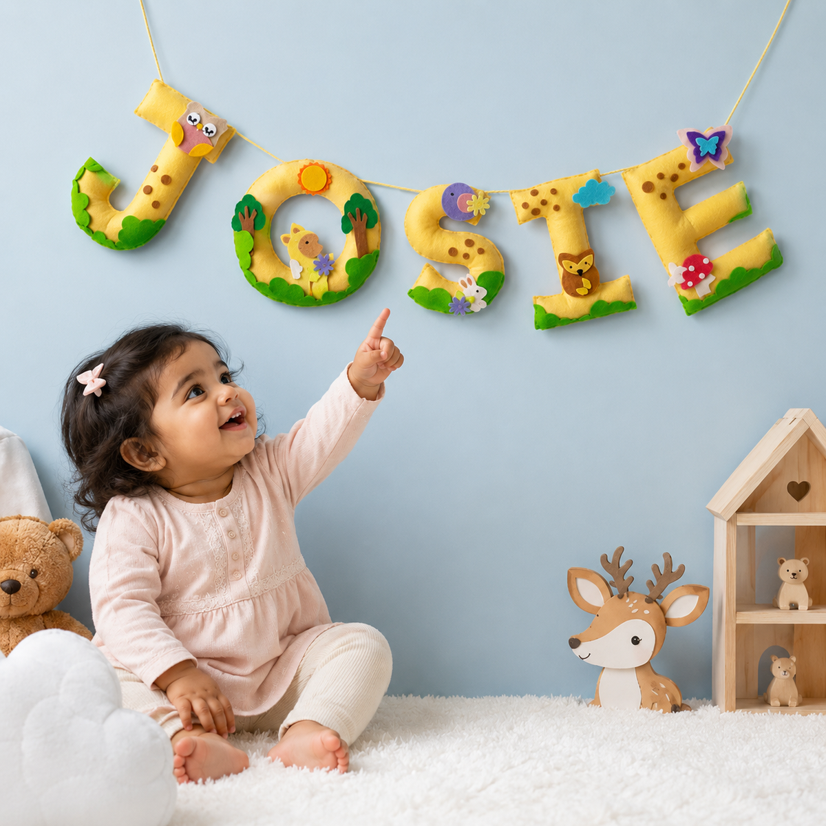 Babble Wrap Wildlife Whirl Bunting Garland