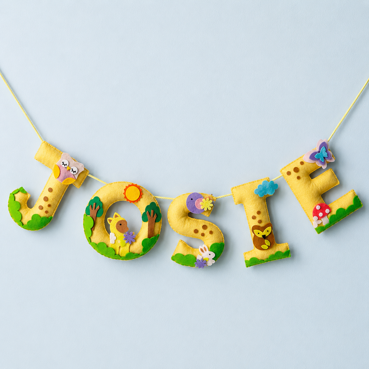 Babble Wrap Wildlife Whirl Bunting Garland