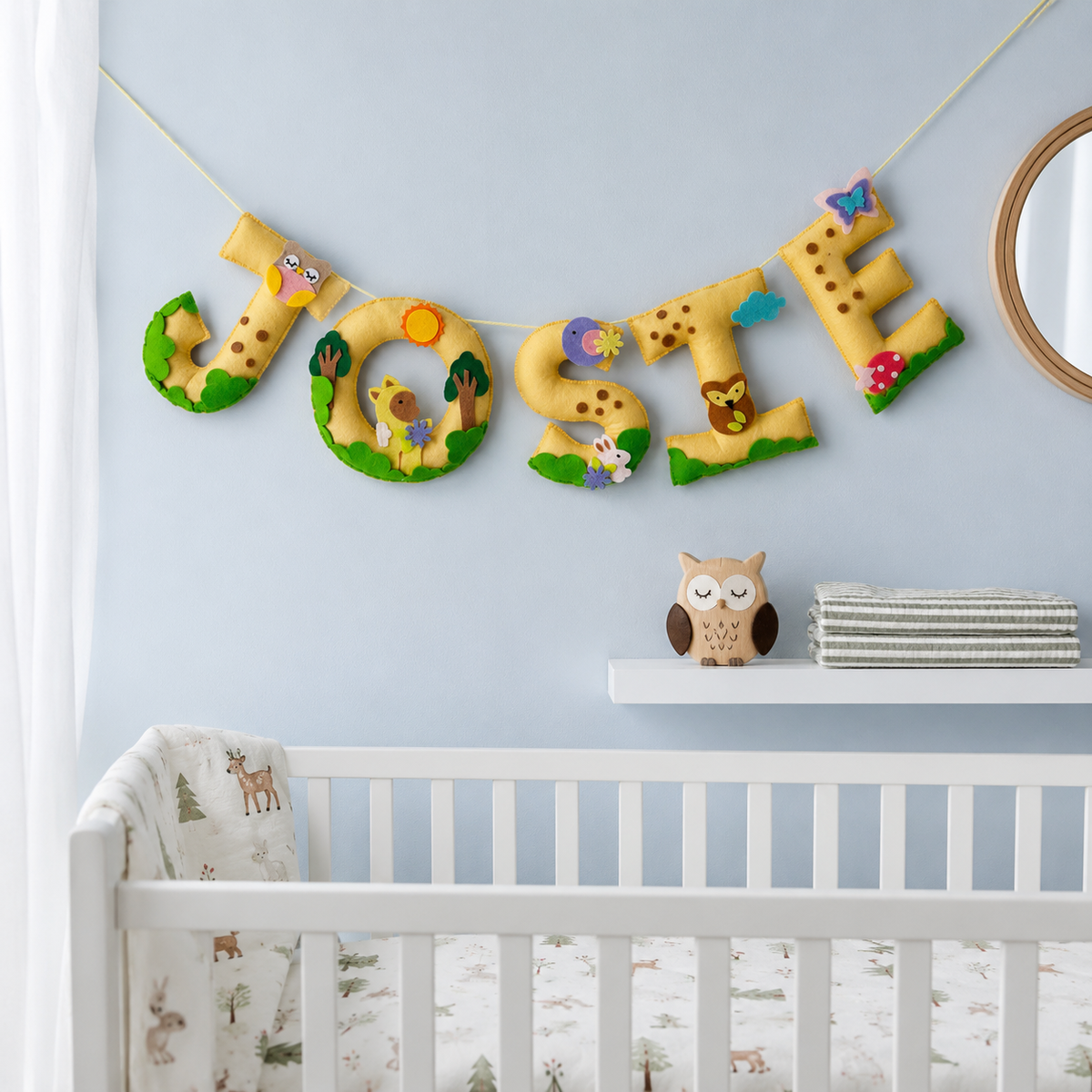 Babble Wrap Wildlife Whirl Bunting Garland