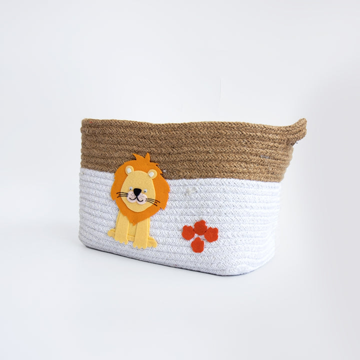 Baby Animals- Cotton Rope Baskets (Individual/Set Of 2)