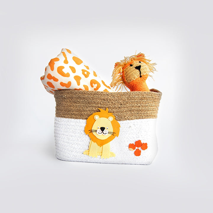 Baby Animals- Cotton Rope Baskets (Individual/Set Of 2)