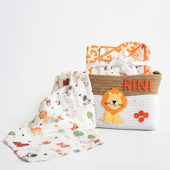 Baby Animals - Welcome Baby Gift Basket