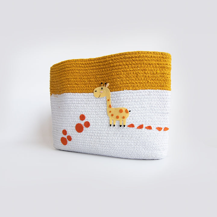 Baby Giraffe - Cotton Rope Baskets (Individual/Set Of 2)