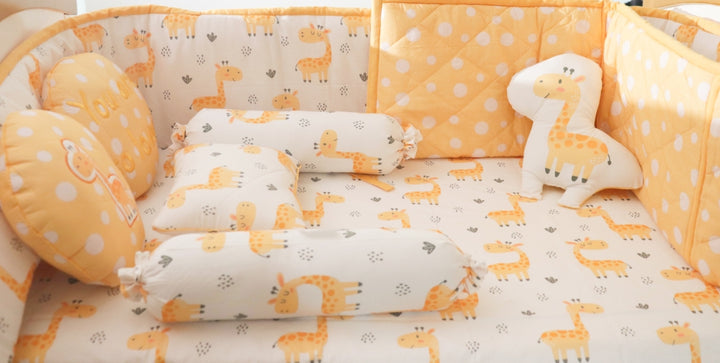 Baby Giraffe - Organic Cot Bedding Gift Set