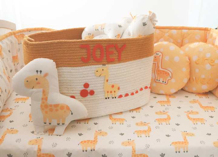 Baby Giraffe - Organic Cot Bedding Gift Set