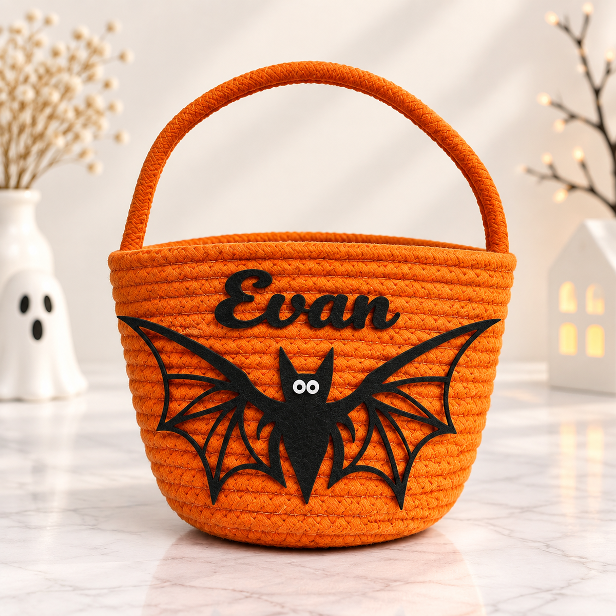 Bat Monster Trick-or-Treat Basket
