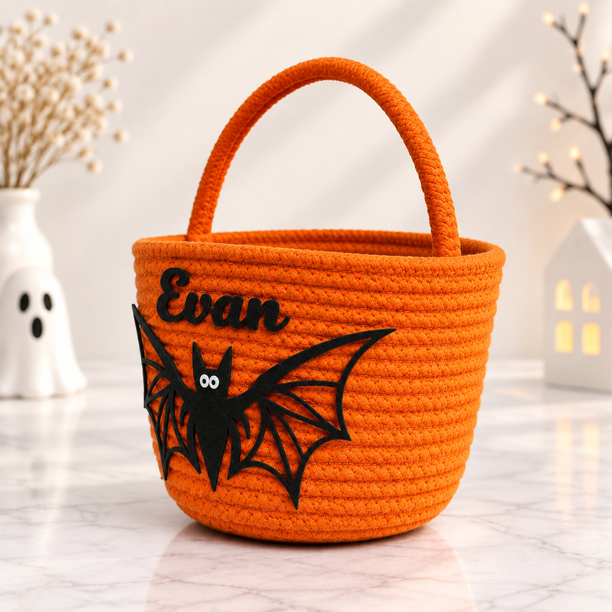 Bat Monster Trick-or-Treat Basket