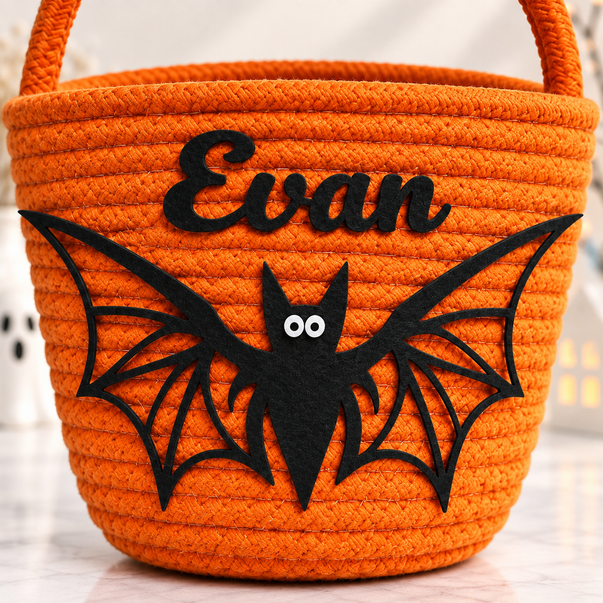 Bat Monster Trick-or-Treat Basket