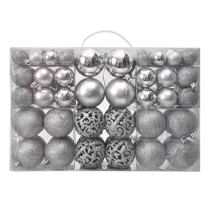 Babble Wrap Bauble Kit- Silver (100 pcs)