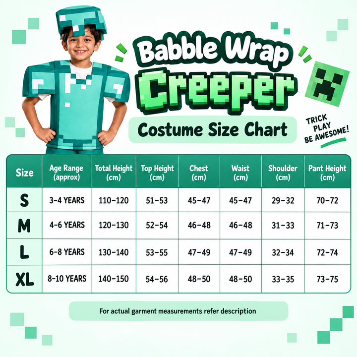 Block World Creeper Costume