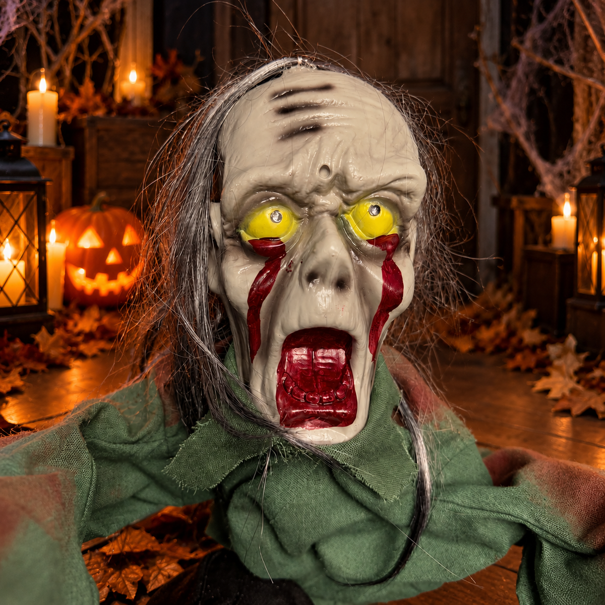 Blood-Eyed Crawling Zombie