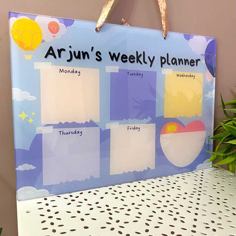 Blue Sky Weekly Planner - Acrylic