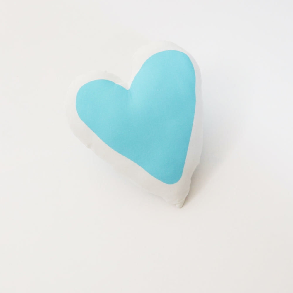 Blue Heart - Shape Cushion