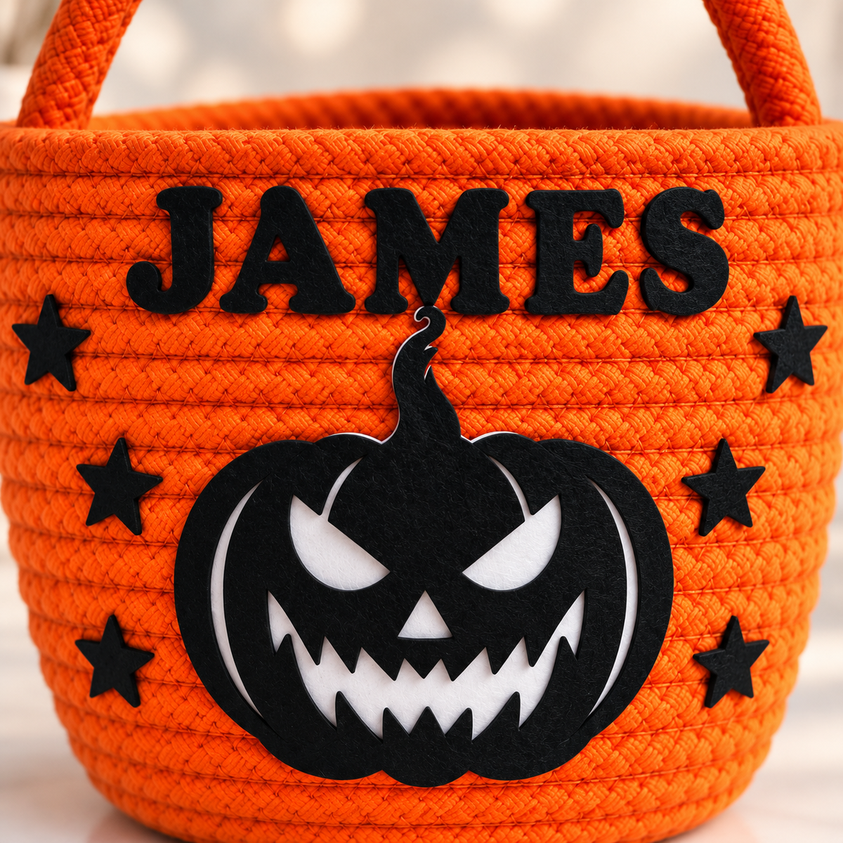 Boo Pumpkin Treasure Basket