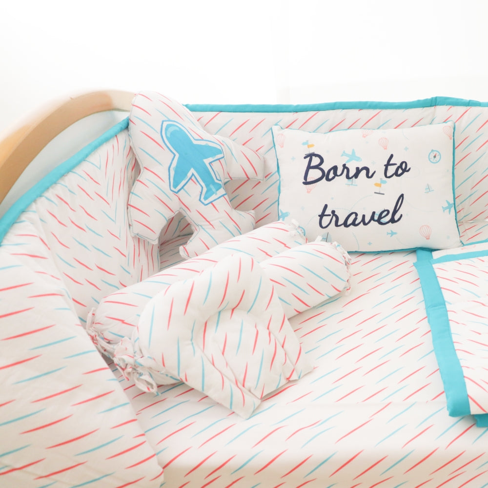 Born To Travel - Throw Cushion