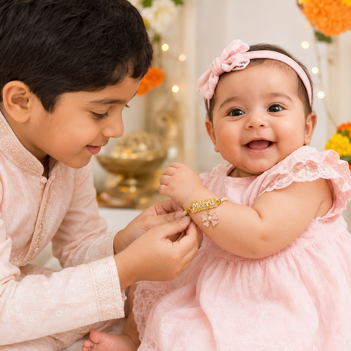 Babble Wrap Bow Full of Love Rakhi