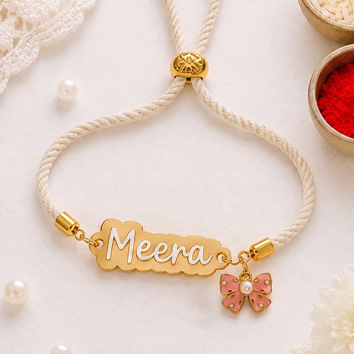Babble Wrap Bow Full of Love Rakhi
