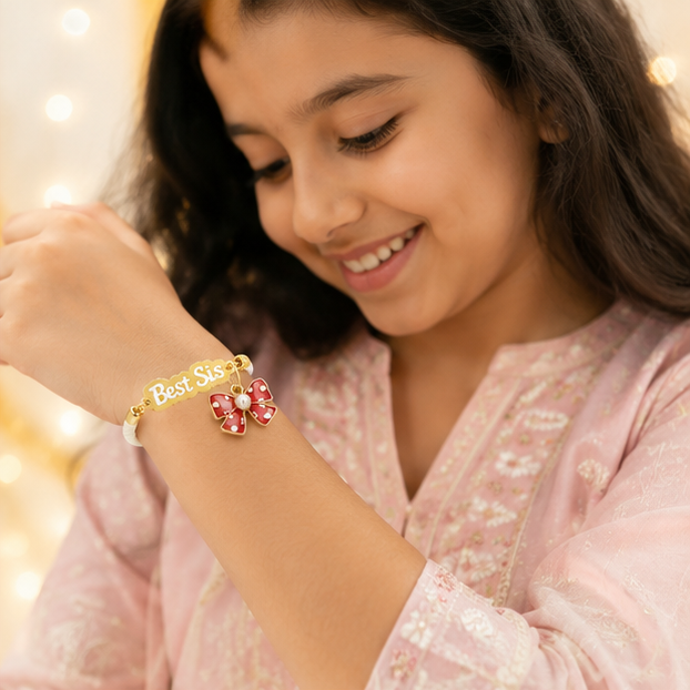 Babble Wrap Bow Promise Rakhi