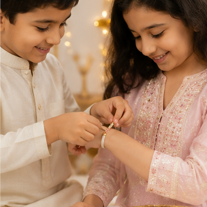 Babble Wrap Bow Promise Rakhi