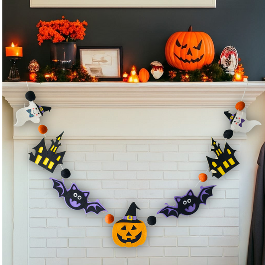 Happy Halloween Bunting – Haunted Castle