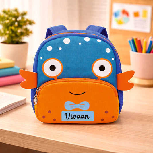 Bubbles the Fish Nursery School and Travel Backpack for Boys & Girls