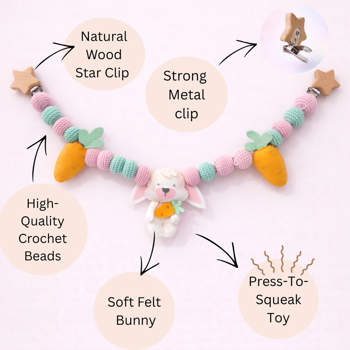 Bunny Wonderland Stroller Chain