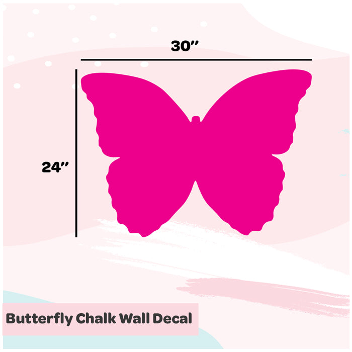 Butterfly Chalk Wall Decals for Kids