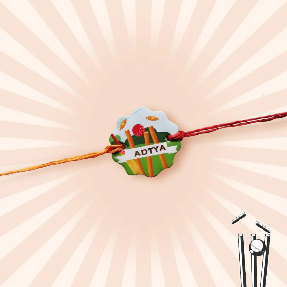 Babble Wrap Cricket Craft Rakhi