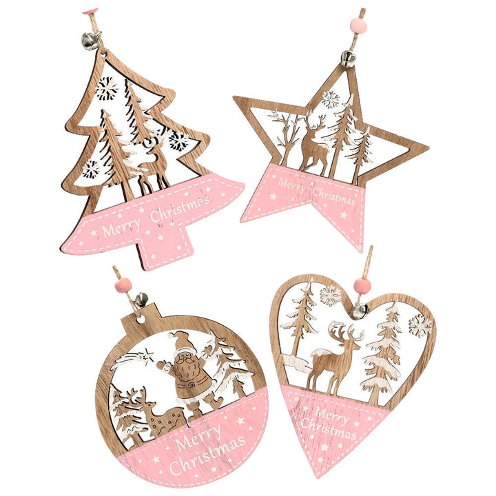 Babble Wrap Cotton Candy Ornaments- Set of 4