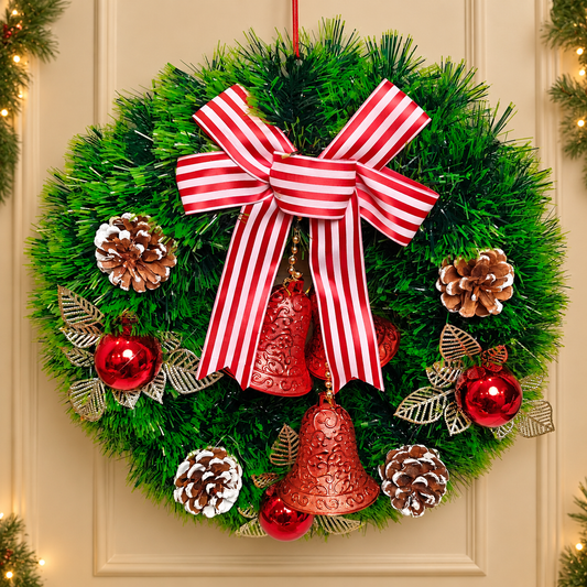15" Candy Bell Wreath