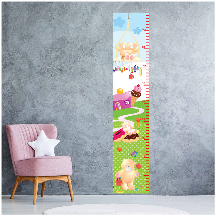 Candyland Height Chart Wall Sticker