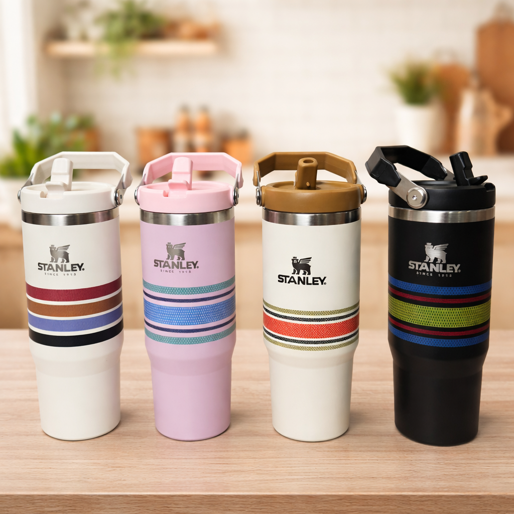 Stanley IceFlow Flip Straw Tumbler – Midnight Track Pro