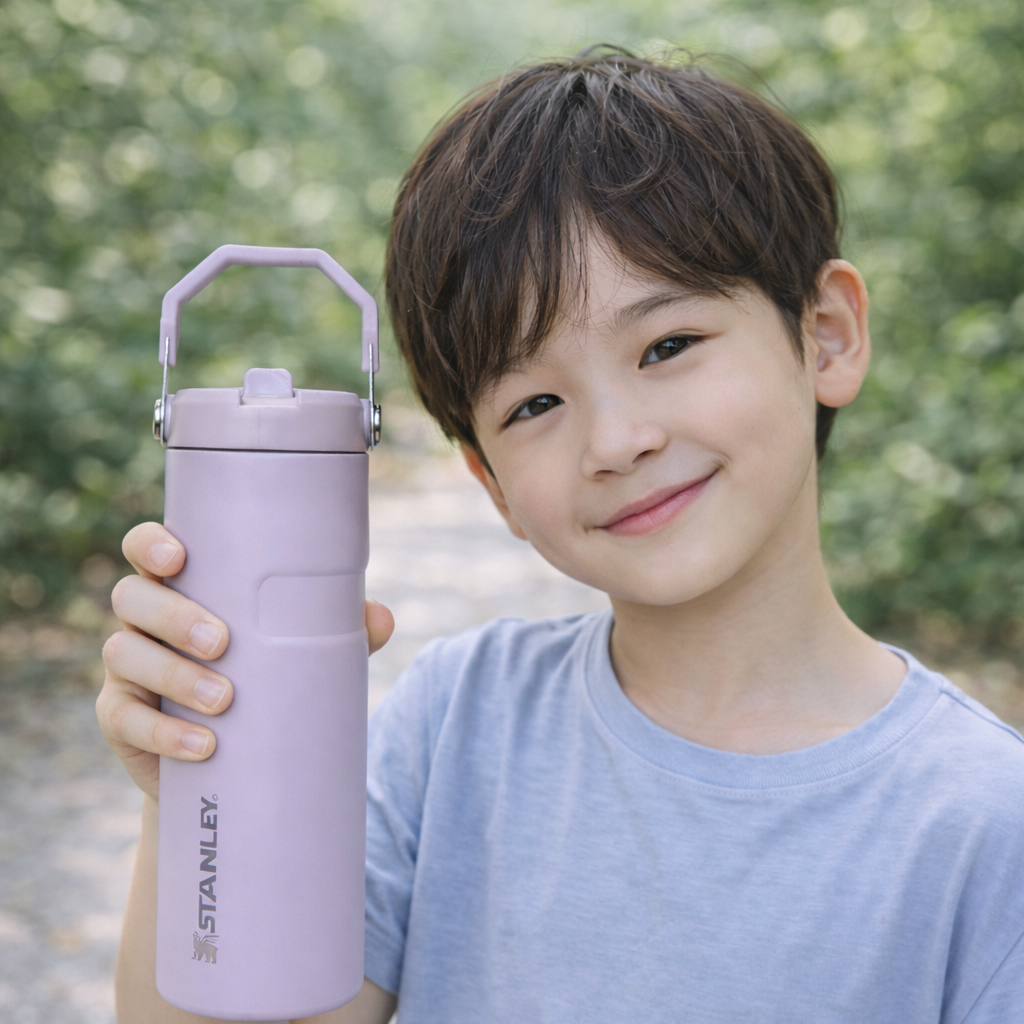 Stanley 17oz | IceFlow™ Bottle with Flip Straw Lid – Lilac Calm