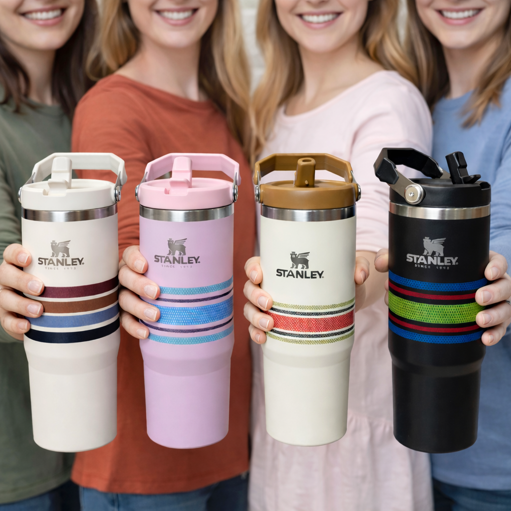 Stanley IceFlow Flip Straw Tumbler – Midnight Track Pro