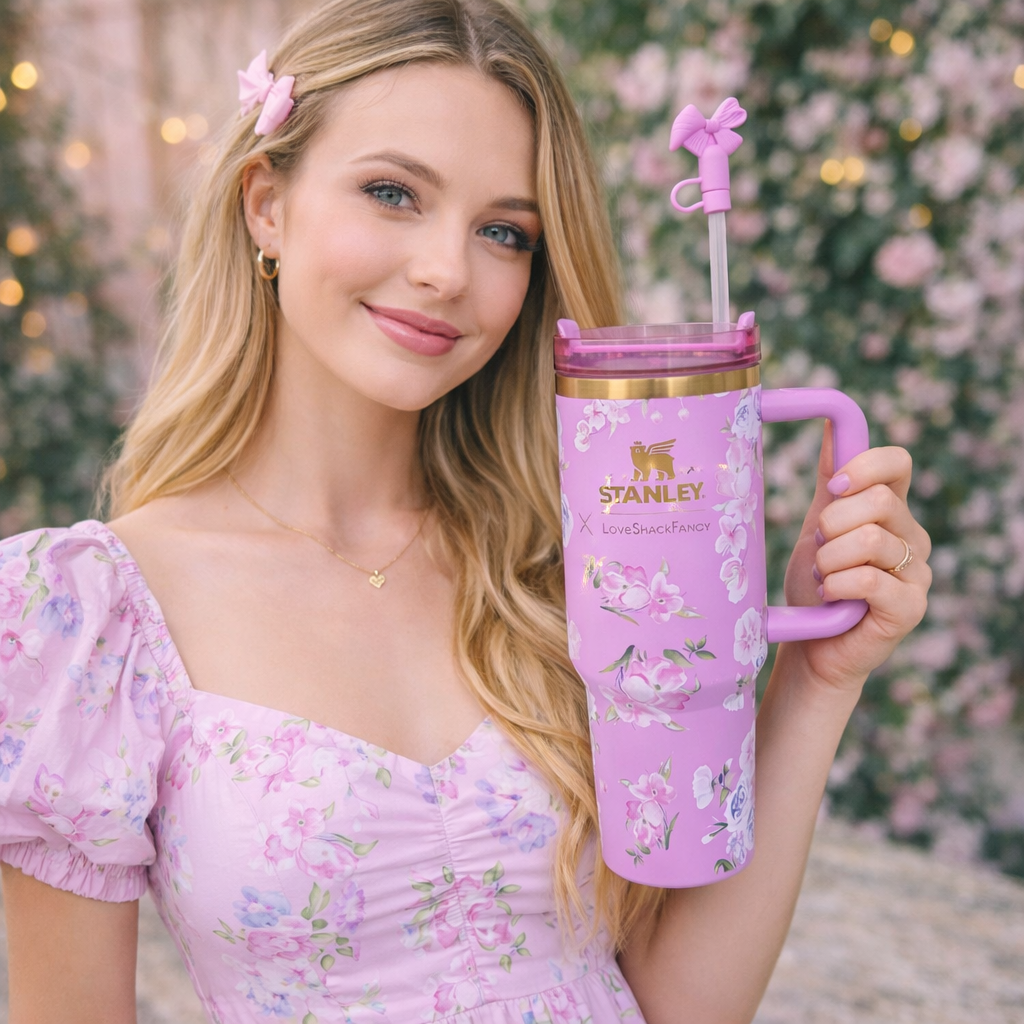 Limited Edition Stanley x LoveShackFancy – Orchid Garden Dream – 40oz