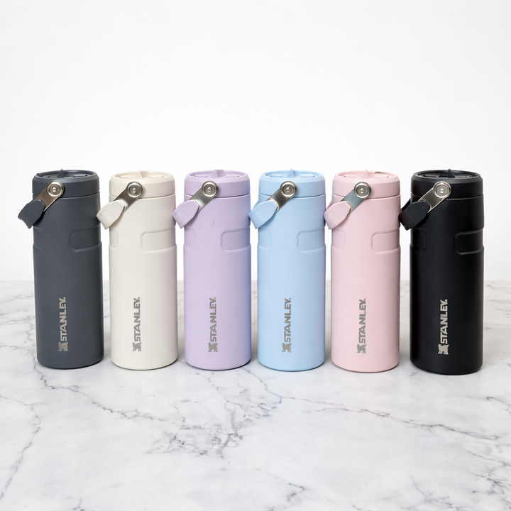 Stanley 17oz| IceFlow™ Bottle with Flip Straw Lid – Sky Mist