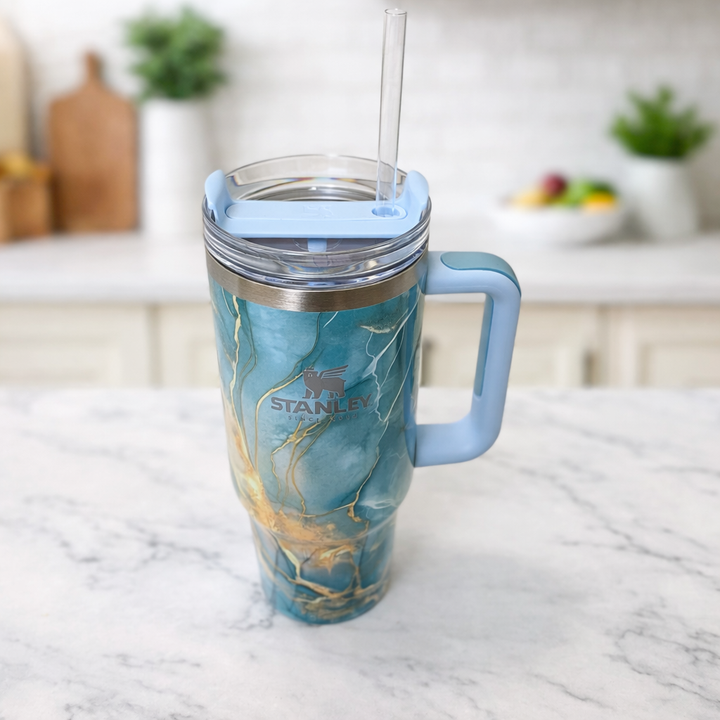 Stanley Swirl x Quencher H2.0 | 1.18L – Ocean Veil Luxe