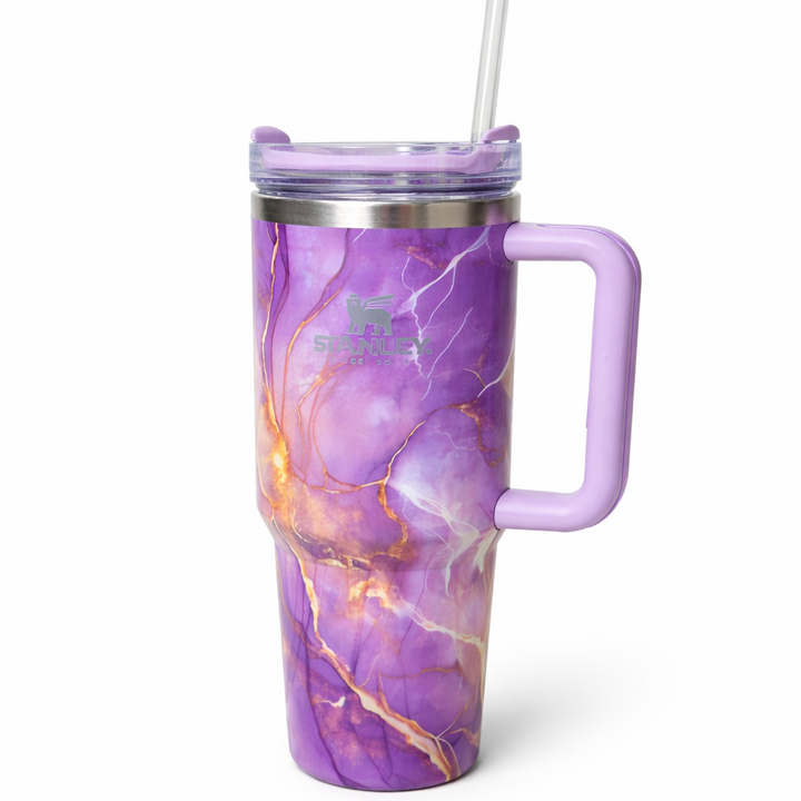 Stanley Swirl x Quencher H2.0 | 1.18L – Amethyst Glow