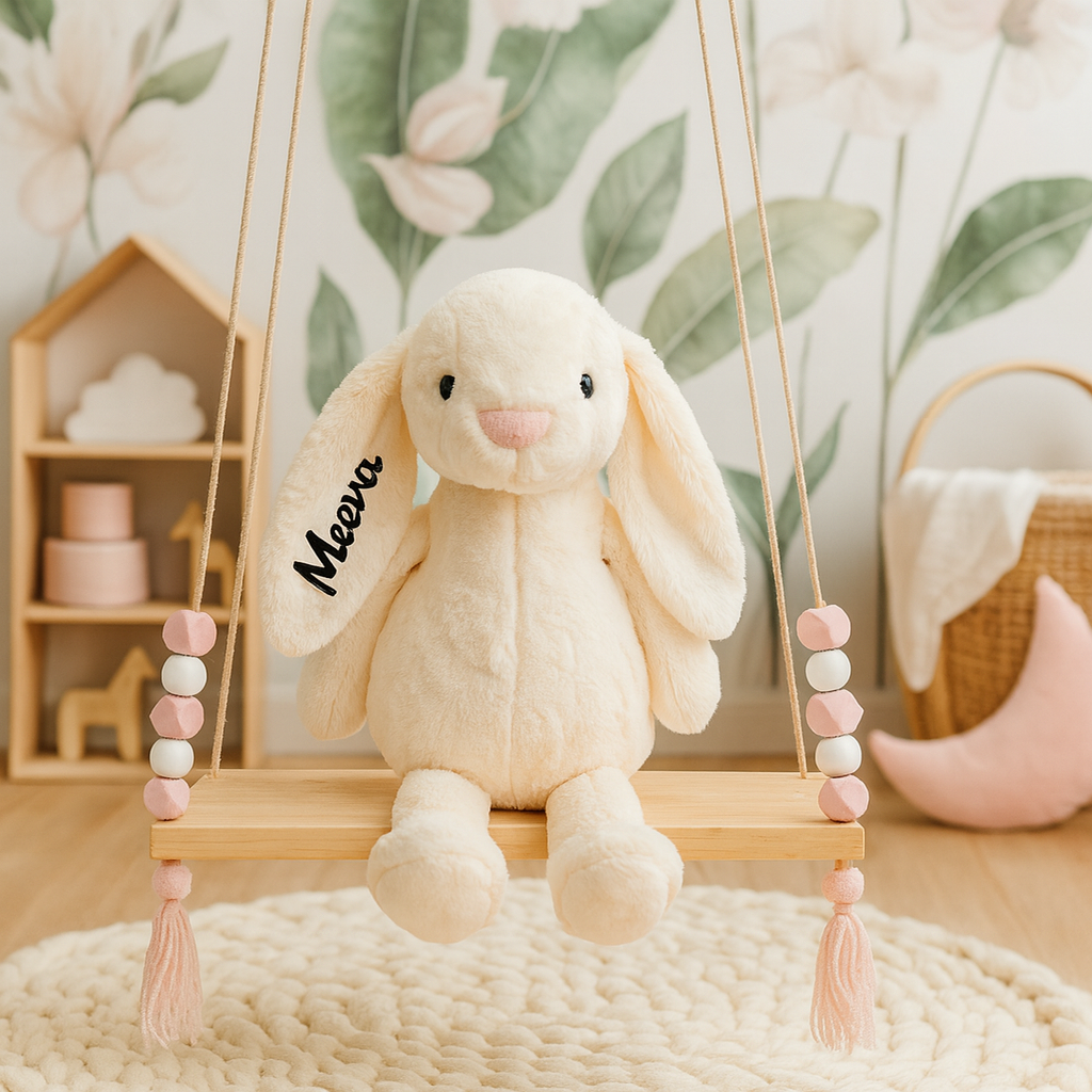 Babble Wrap Snug Bunny - Snowy