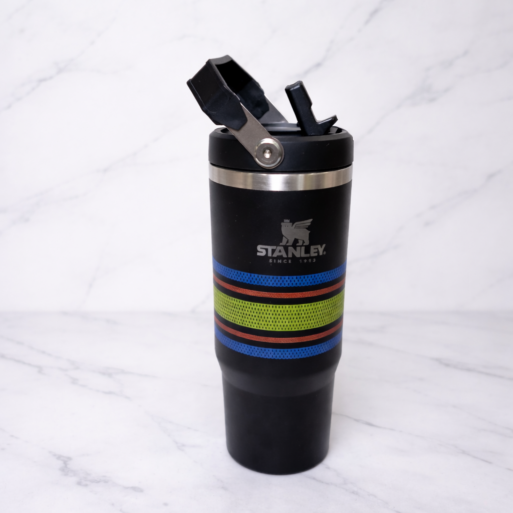 Stanley IceFlow Flip Straw Tumbler – Midnight Track Pro