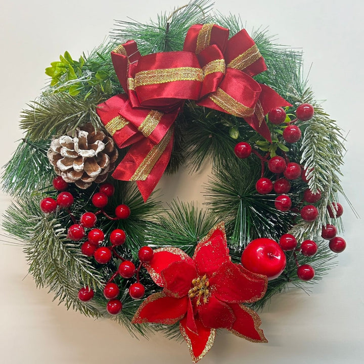 Babble Wrap Cherry Cheer Wreath