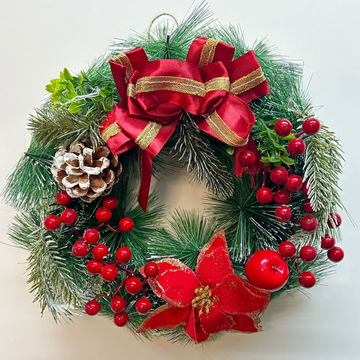 Babble Wrap Cherry Cheer Wreath