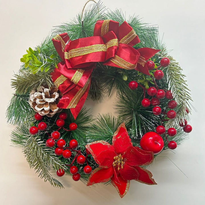 Babble Wrap Cherry Cheer Wreath