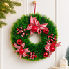 15" Cherry Bow Orchard Wreath