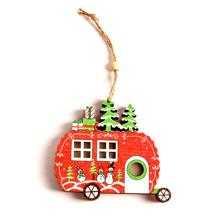 Babble Wrap Starlight Snow Ornament- Party Bus