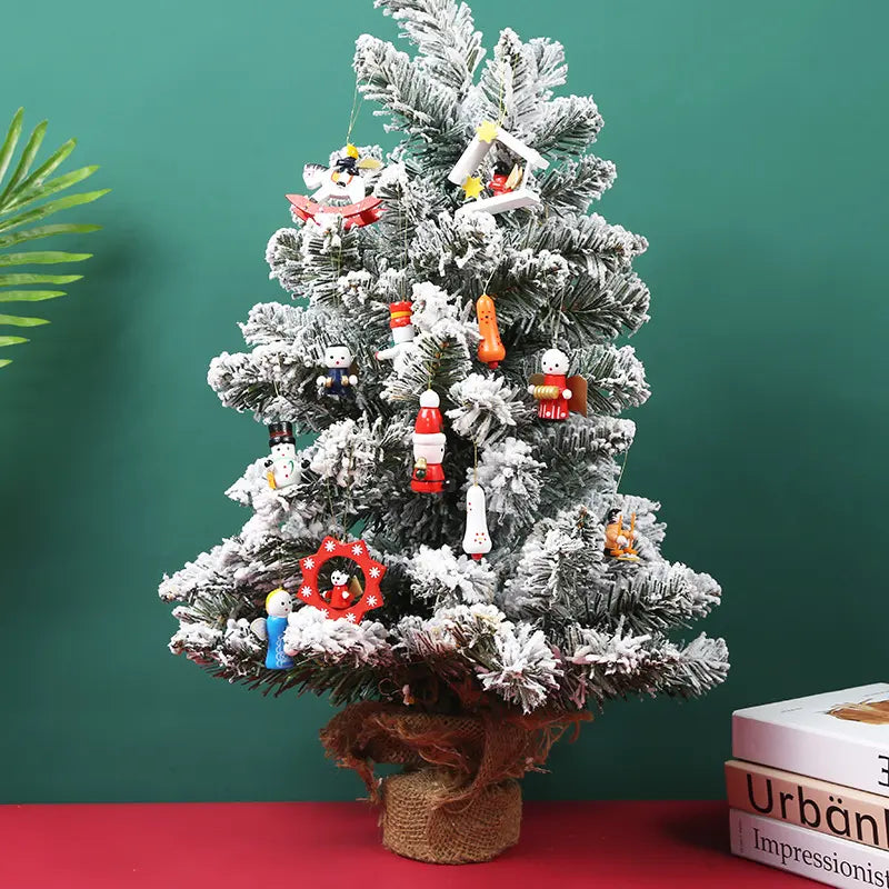 Babble Wrap Wooden Joyful Jingle Ornament (Set of 12)